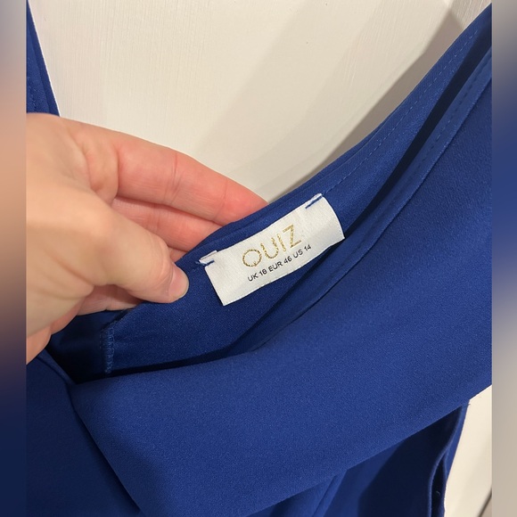 Blue Sleeveless Dress - Picture 2 of 3